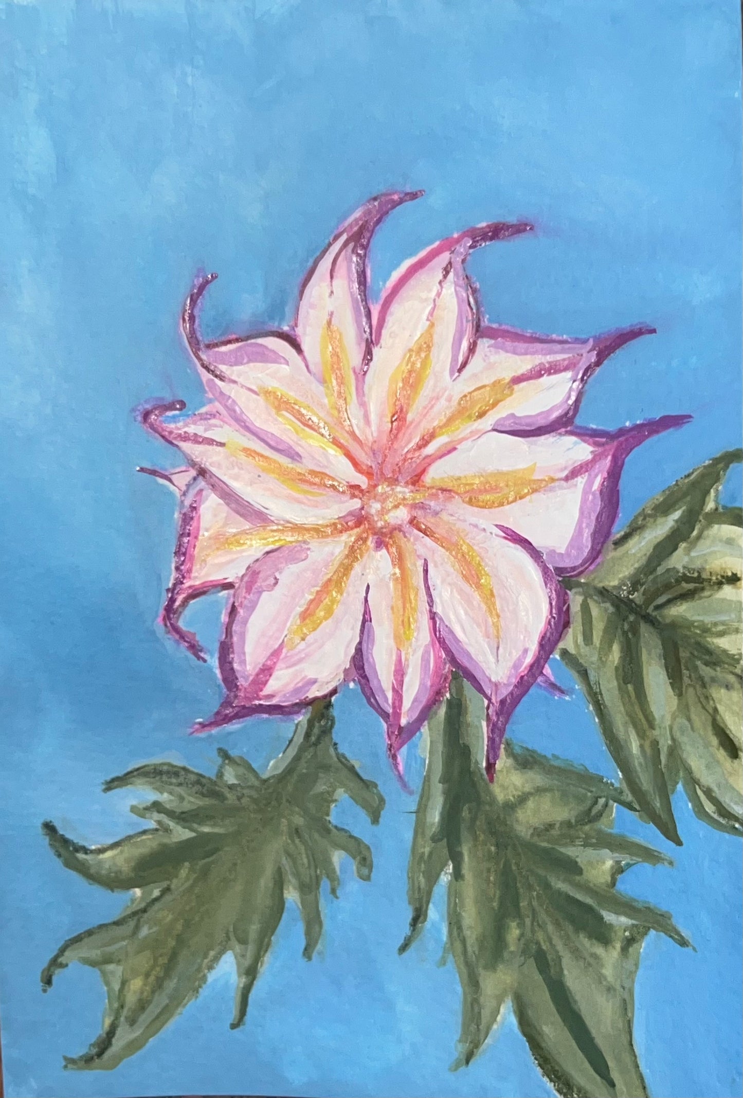 datura watercolor