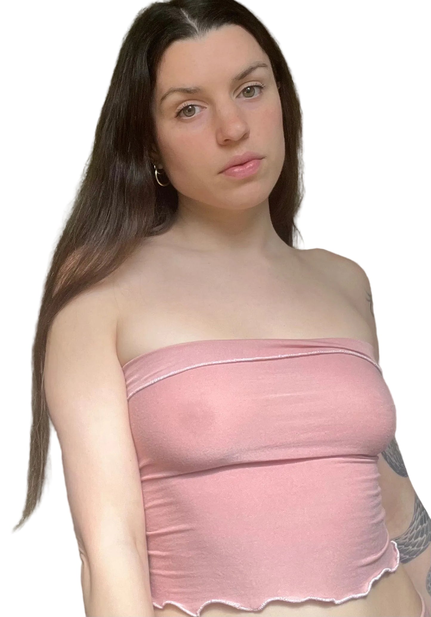 botecelli blush strapless top