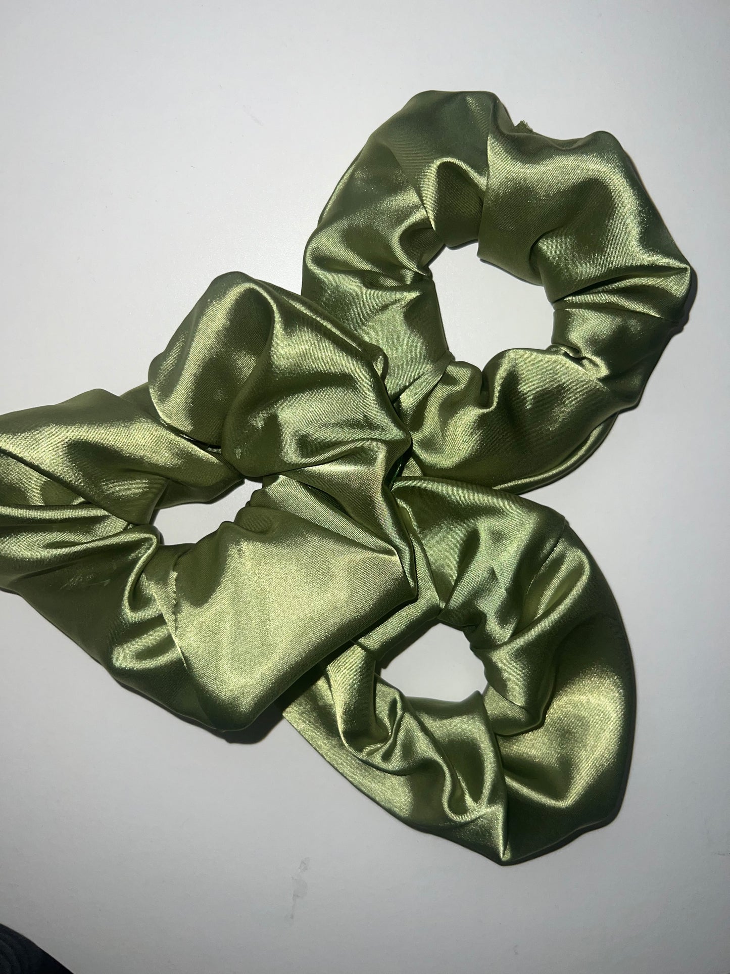 scrunchie set in jade green