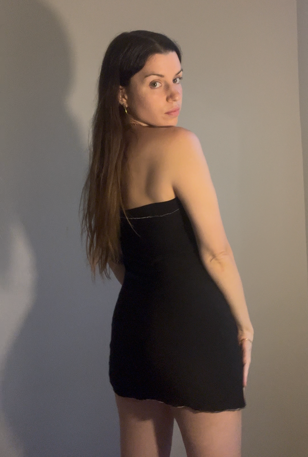 back to back strapless dress