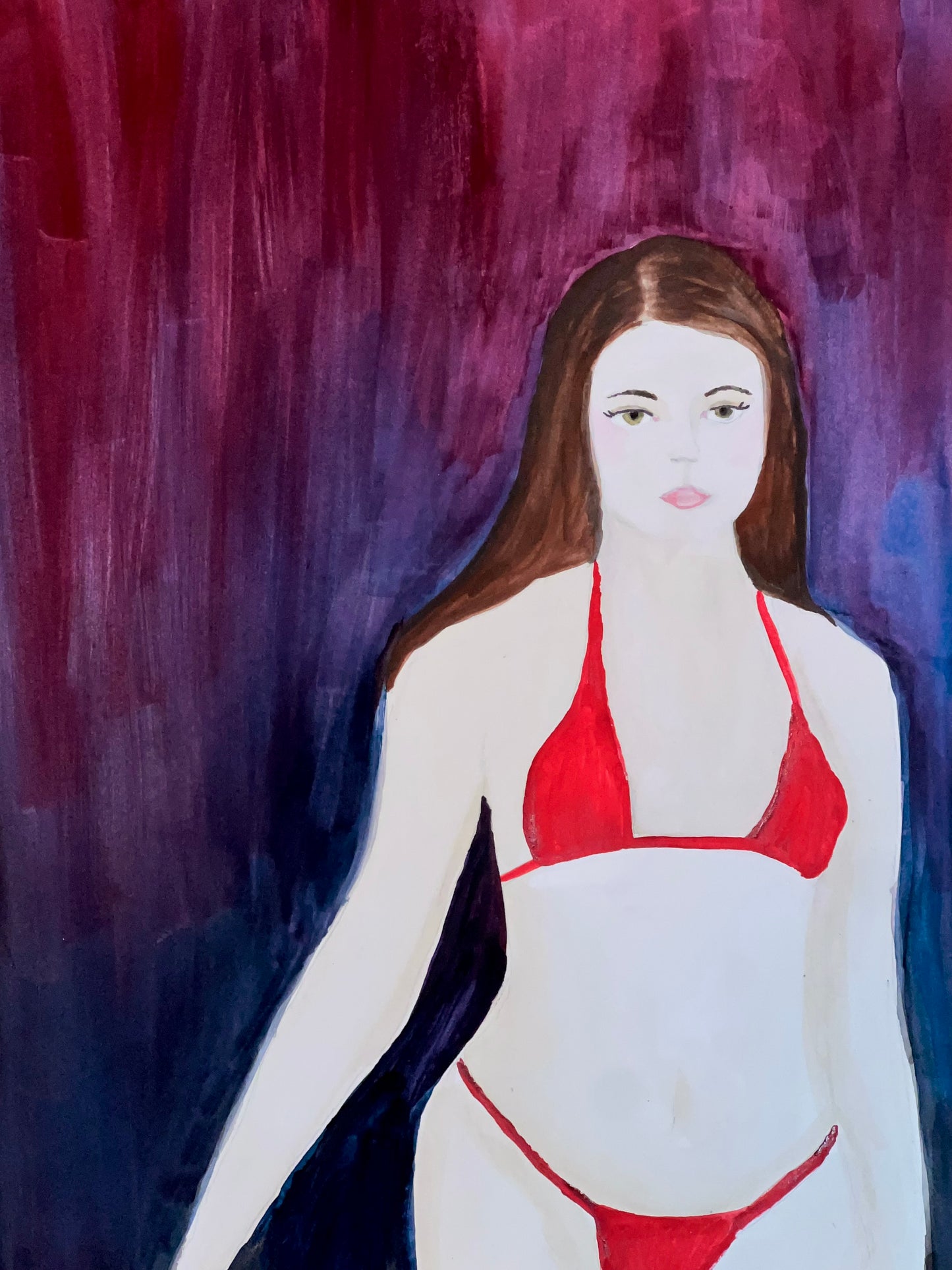 red kini girl