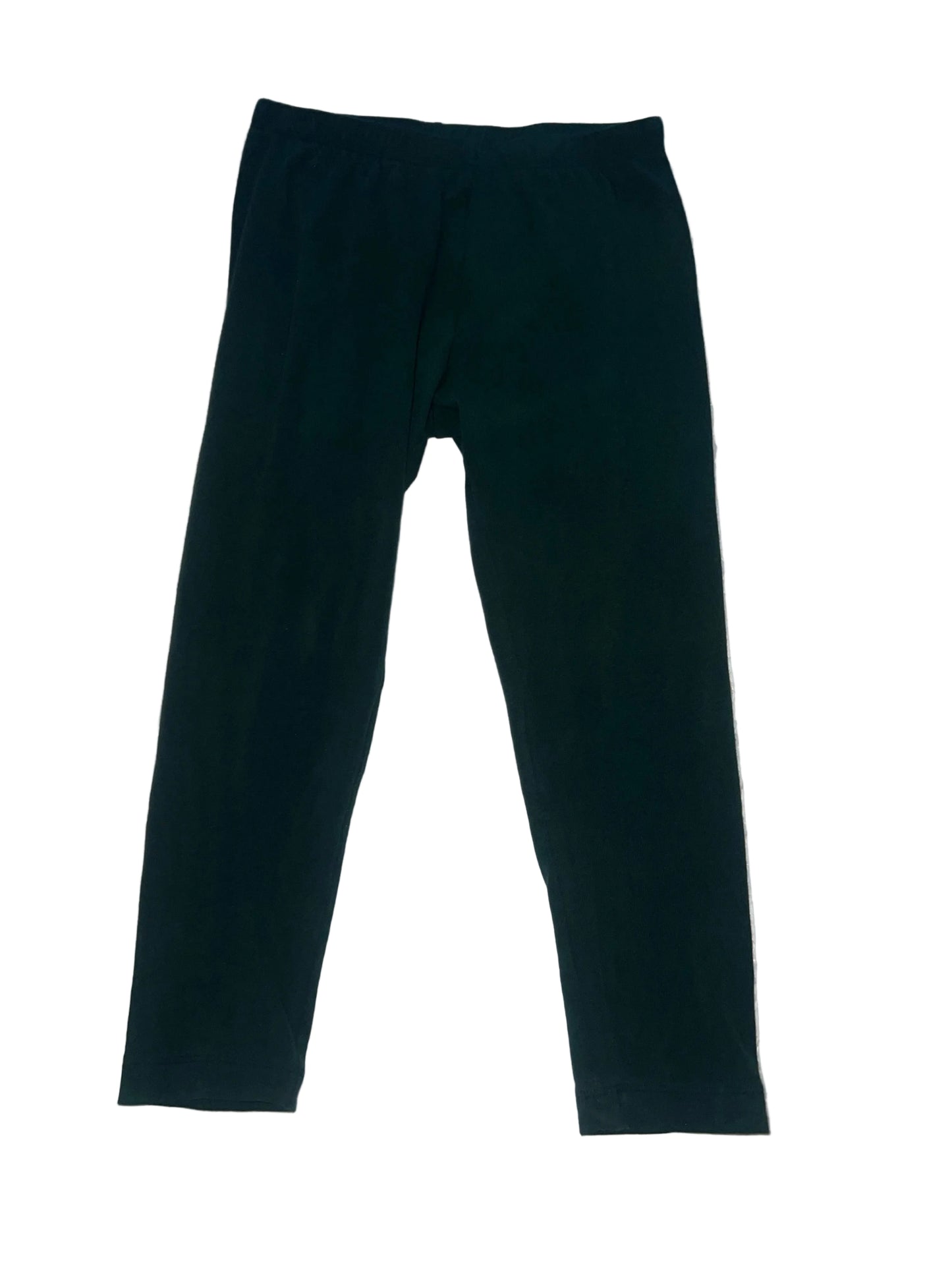 dark green sheer cotton leggings
