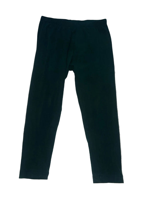 dark green sheer cotton leggings