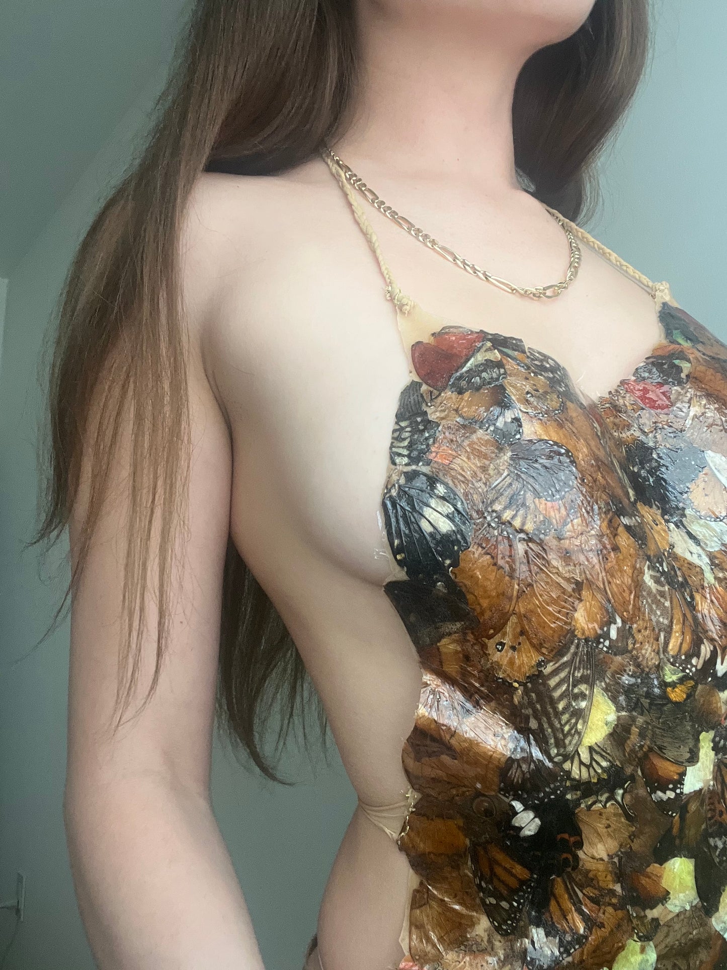 archival butterfly dress