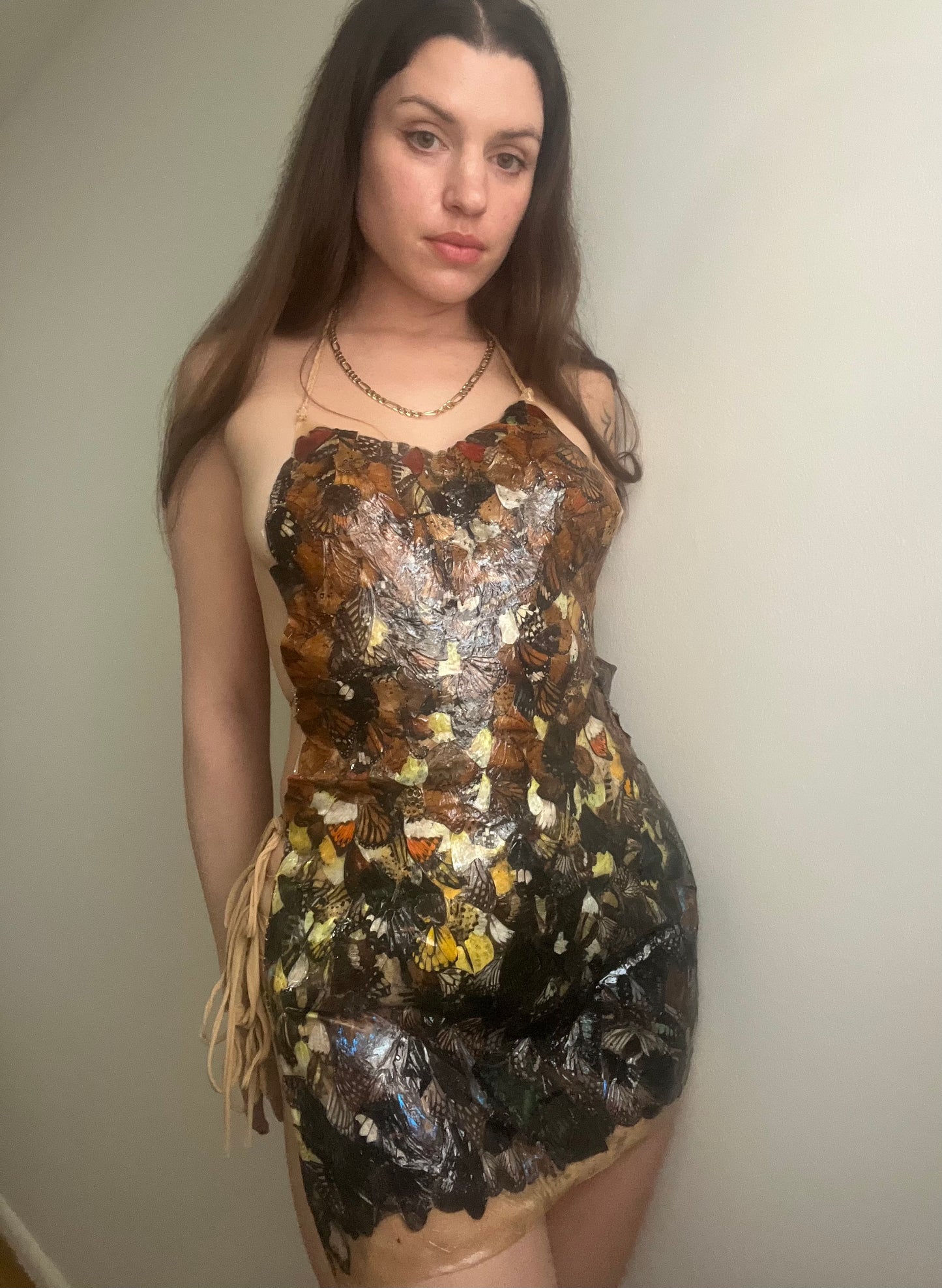 archival butterfly dress